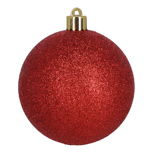 Dos Esferas Navideñas Glitter (no personalizada)