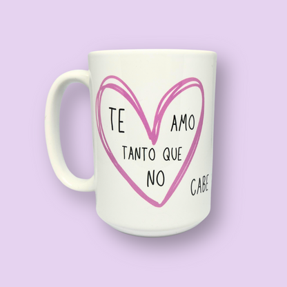 Tazón Te amo tanto que no cabe