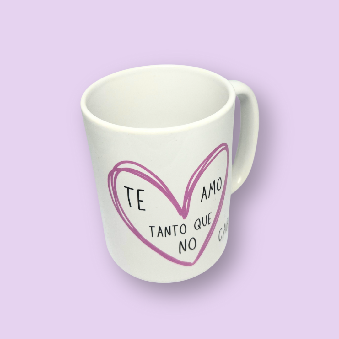 Tazón Te amo tanto que no cabe