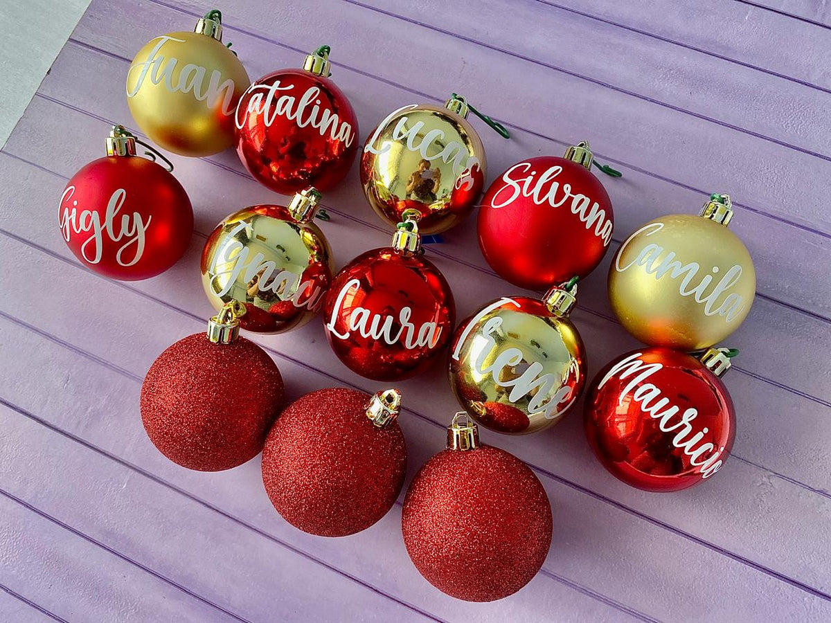 Esferas Navideñas Personalizadas