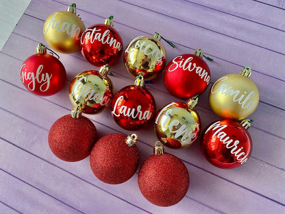 Esferas Navideñas Personalizadas