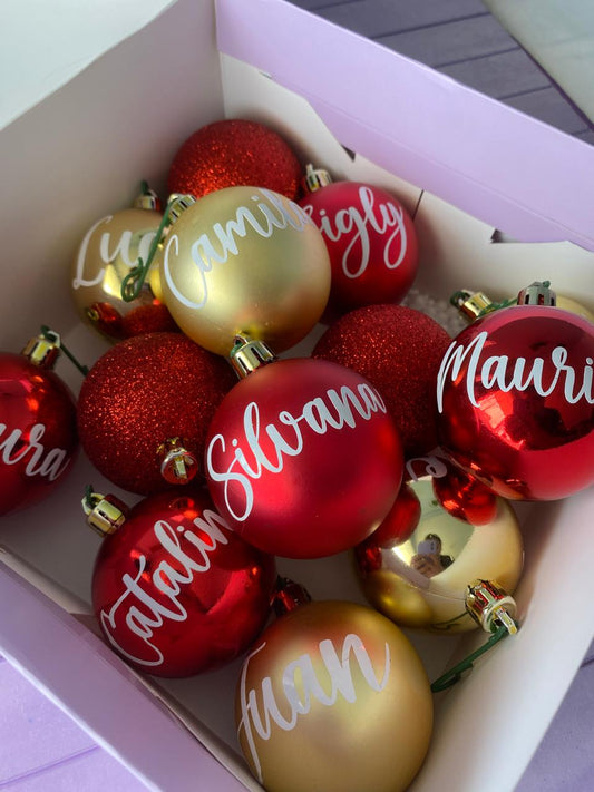 Esferas Navideñas Personalizadas