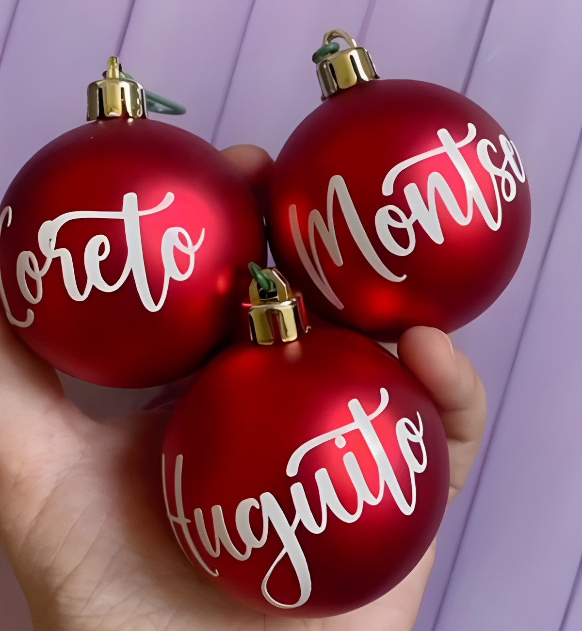 Esferas Navideñas Personalizadas